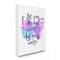 Stupell Industries Dreams Quote Purple Blue Butterfly Inspirational Sketch Canvas Wall Art